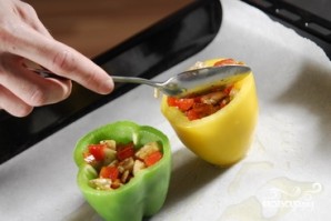 Перец, фаршированный курицей - фото шаг 15