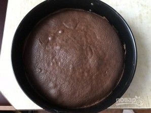 Шоколадный пирог с манно-грушевым муссом - фото шаг 7