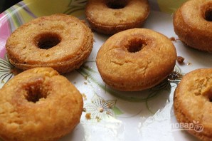 Простой рецепт пончиков без дрожжей - фото шаг 10