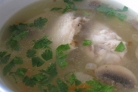 Грибной суп с курицей