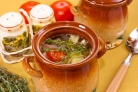Суп из баранины с баклажанами
