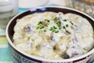 Печень индейки со сметаной