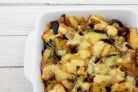 Мясо с грибами и картофелем