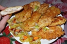 Куриная грудка в яйце