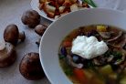Грибная юшка (суп с грибами)