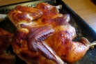 Курица в духовке с аджикой