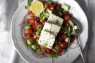 Греческий салат с соевым соусом