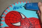 Торт бисквитный "Человек-паук"