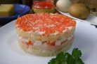 "Морской салат" с креветками и кальмарами