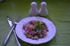 Салат с фетаской и курицей
