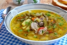 Суп со свининой и овощами