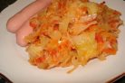 Тушеная картошка с овощами в мультиварке