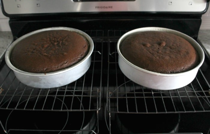 cool pans on wire racks