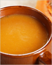 Тыквенный суп в тыкве