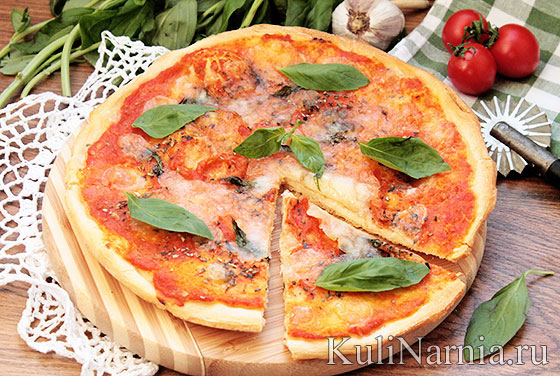 Настоящая итальянская пицца маргарита
