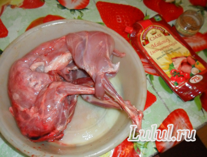 рецепт приготовления кролика с грибами рецепт с фото