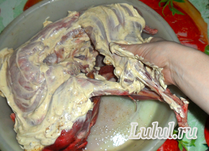 рецепт приготовления кролика с грибами рецепт с фото