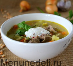 Gorohovyj sup s govjadinoj