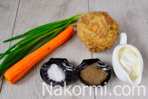 Салат из корня сельдерея и моркови