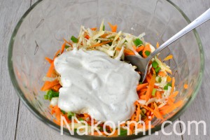 Салат из корня сельдерея и моркови