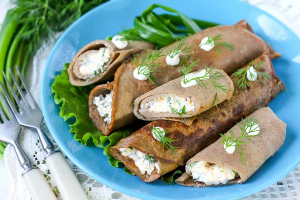 Рулетики из куриной печени с сыром