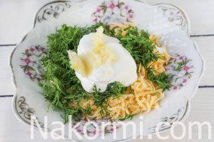 Рулетики из куриной печени с сыром