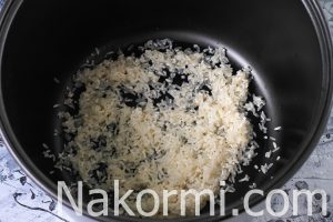 Рисовая каша с тыквой на воде в мультиварке