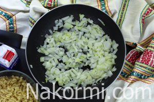 Макароны с фаршем и сливками