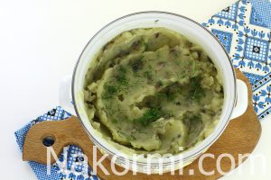 Картофельное пюре с грибами