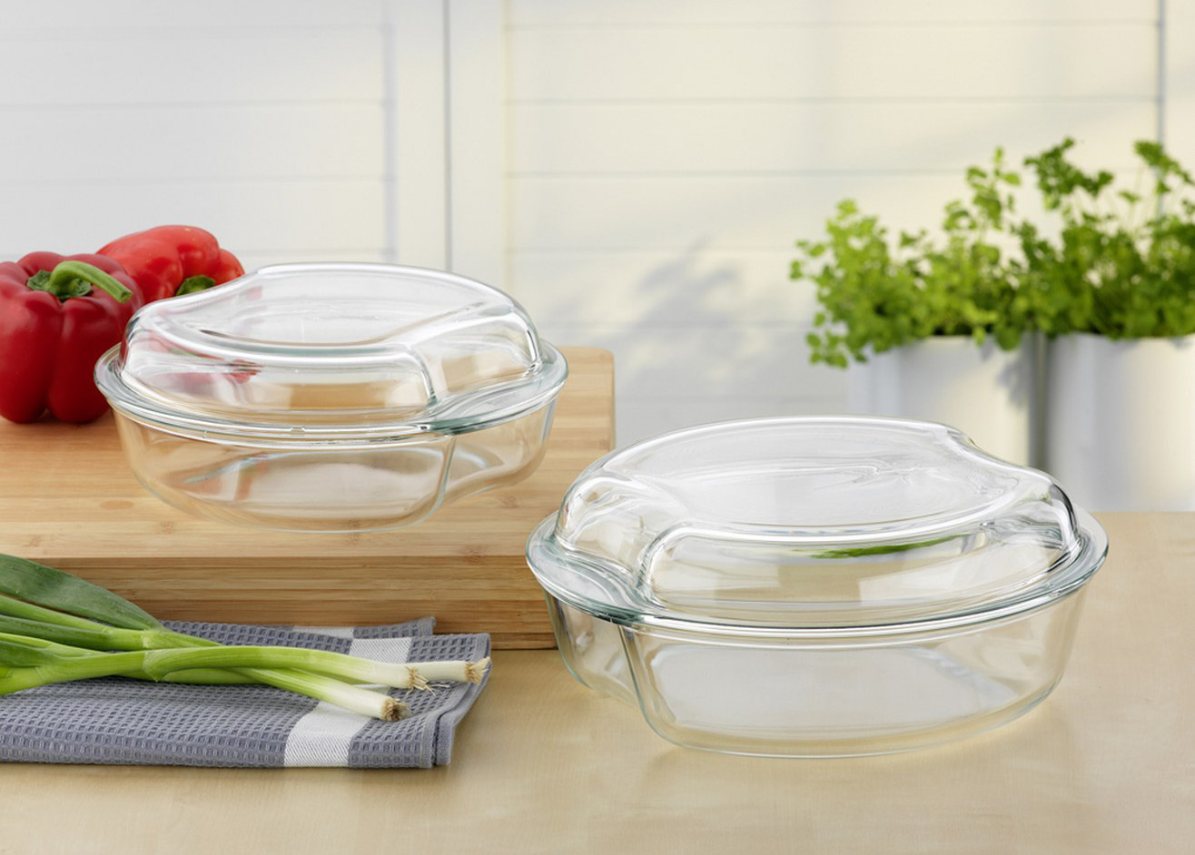 Фото стеклянной посуды для духовки