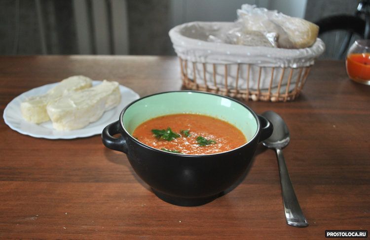 французский томатный суп
