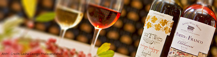Уникальные виды вина Цоликаури (Белое вино) и Чхавери (Розовое вино)