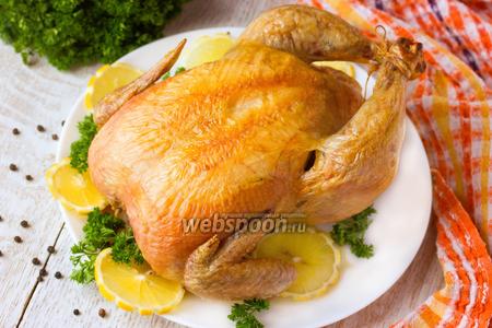 Фото рецепта Курица запечённая на соли