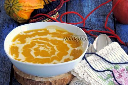 Фото рецепта Тыквенно-яблочный крем-суп