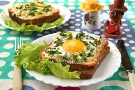 Фото рецепта Французские бутерброды крок-мадам и крок-месье