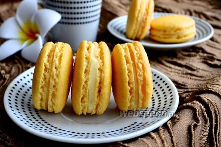 Фото рецепта Лимонное печенье macarons