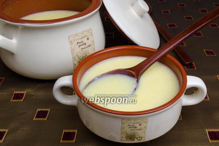 Фото рецепта Кукурузная каша на молоке в мультиварке