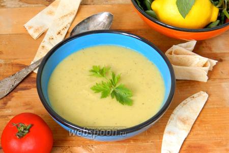 Фото рецепта Турецкий суп из чечевицы