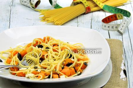 Фото рецепта Спагетти с тыквой