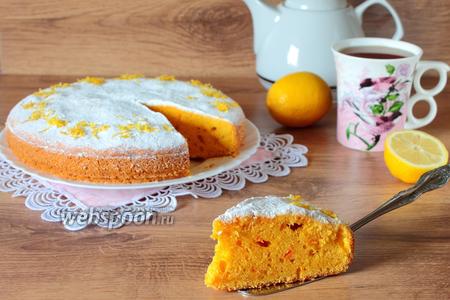 Фото рецепта Лимонно-морковный пирог