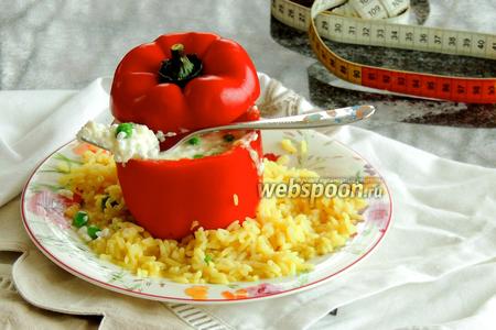 Фото рецепта Фаршированный перец на рисе карри