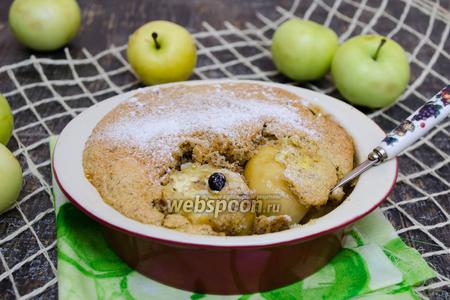 Фото рецепта Десерт с печёными яблоками