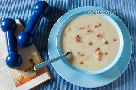Фото рецепта Диетический суп-пюре с кольраби