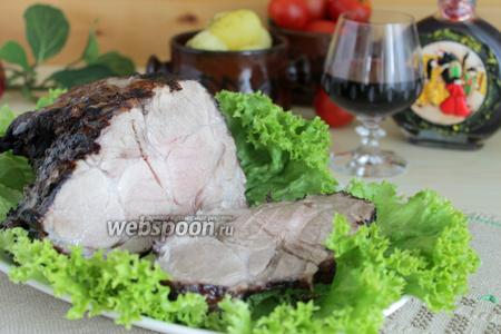 Фото рецепта Мясо запечённое в вине