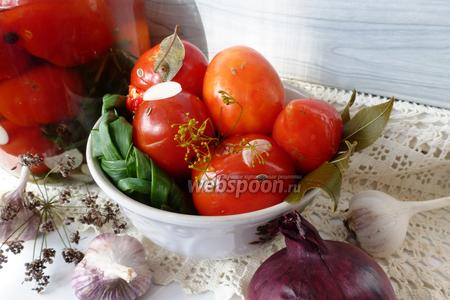 Фото рецепта Малосольные помидоры «По-деревенски»
