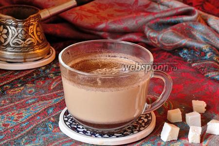 Фото рецепта Кофе со специями на молоке в турке
