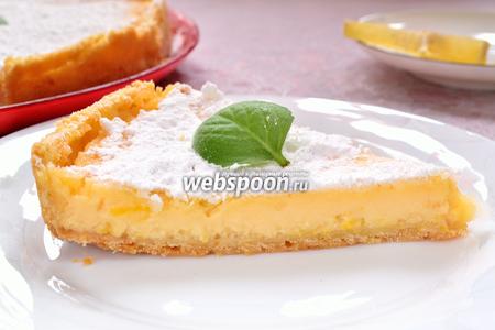 Фото рецепта Французский лимонный пирог