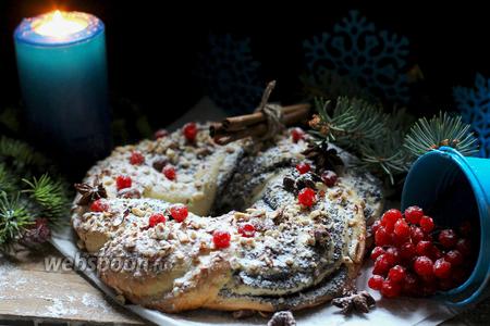 Фото рецепта Маковый кекс на Рождество