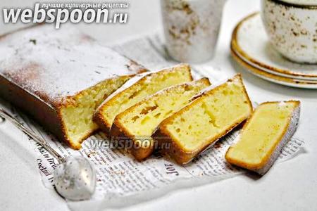 Фото рецепта Лимонный кекс на кефире