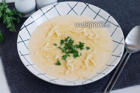Фото рецепта Сырный крем-суп